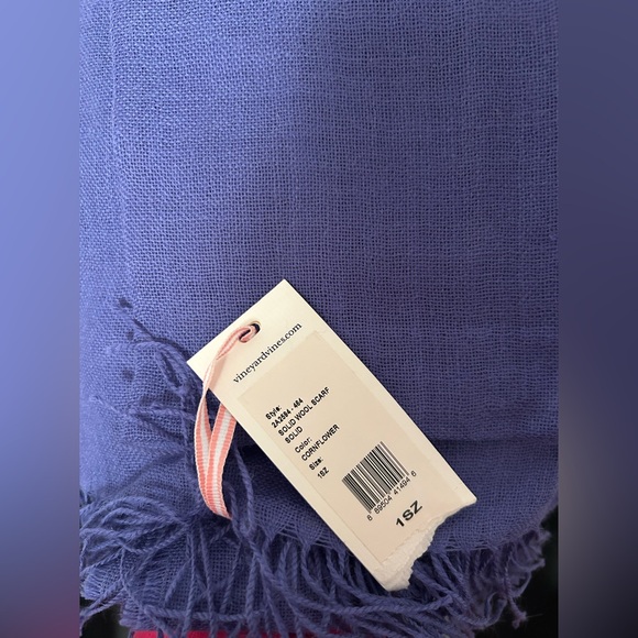 NWT Vineyard Vines Solid Wool Scarf - Picture 3 of 3